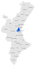 Localització de l'Horta Oest respecte del País Valencià.svg