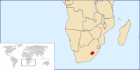 Mapa del_Lesotho