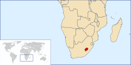 Mappa di Lesothu