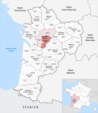 <span class="mw-page-title-main">Arrondissement of Angoulême</span> Arrondissement in Nouvelle-Aquitaine, France
