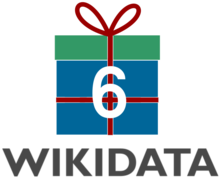 Logo sixth Wikidata Birthday.png