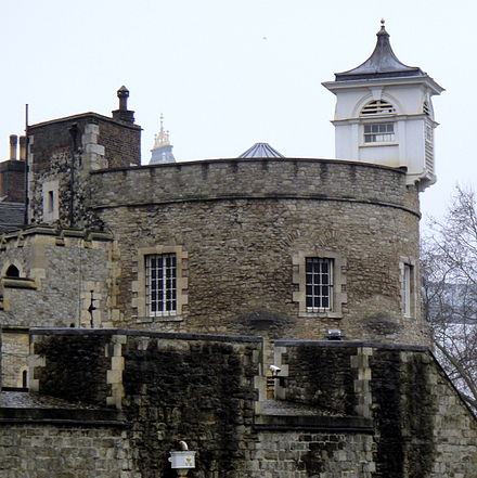 The Bell Tower, where John Fisher was held during his prison time together with Thomas More, though imprisoned separately therein.