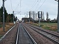 Distant view from St Peters Road level crossing