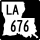 Louisiana Highway 676 markering