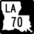 Louisiana Highway 70 маркері