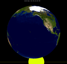 Lunar eclipse from moon-2020Nov30.png