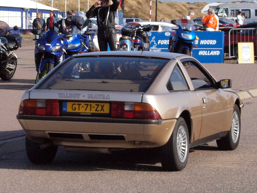 File:MATRA TALBOT MURENA dutch licence 