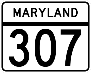 <span class="mw-page-title-main">Maryland Route 307</span> State highway in Maryland, United States