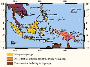 马来群岛: 詞源及用法, 區劃, 地理及地質