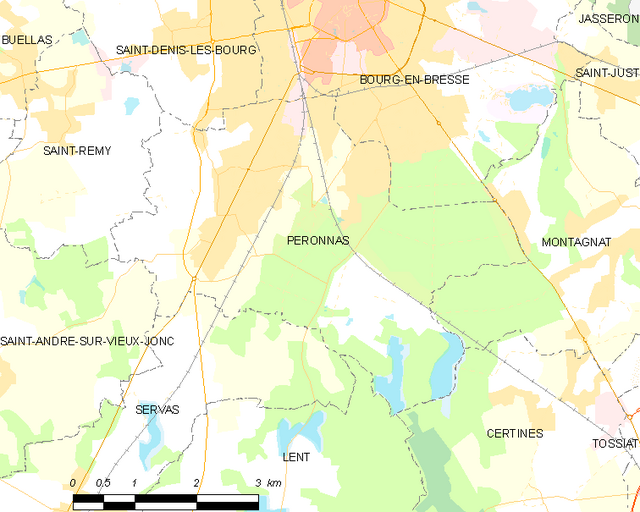 佩罗纳斯市镇地图