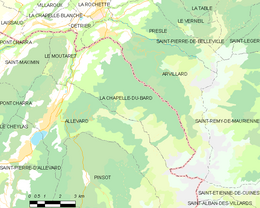 La Chapelle-du-Bard - Localizazion