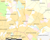 Sarcelles: Géographie, Urbanisme, Toponymie