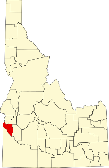 File:Map of Idaho highlighting Canyon County.svg