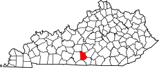 Map of Kentucky highlighting Metcalfe County.svg