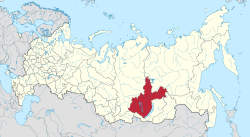 Map of Russia - Irkutsk Oblast (Crimea disputed).svg