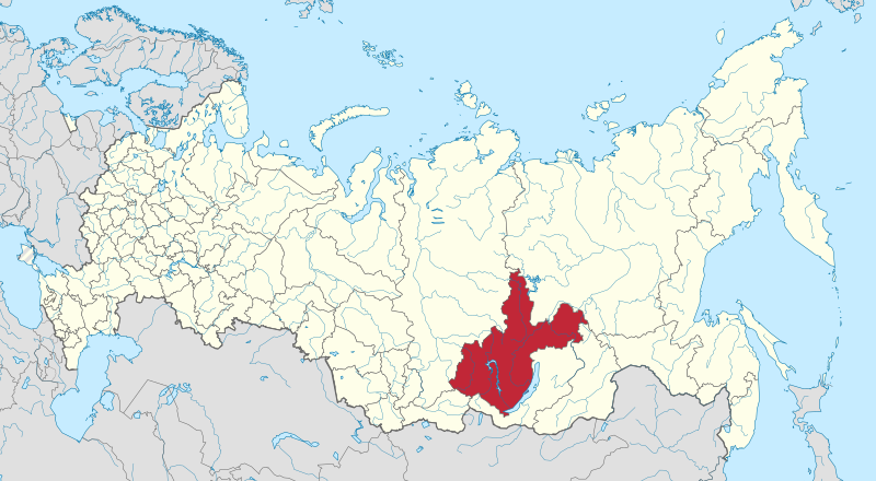 File:Map of Russia - Irkutsk Oblast (Crimea disputed).svg