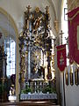 Seitenaltar mit dem Gnadenbild Maria im Wochenbett