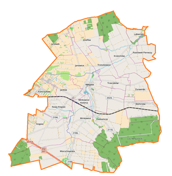 mapa melgiew File:Mełgiew (gmina) location map.png   Wikimedia Commons