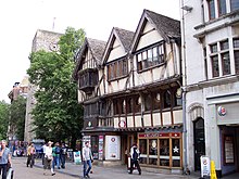 26-27 Cornmarket St., which dates to 1386; previously known as the New Inn Medieval building in Cornmarket Street - geograph.org.uk - 1996319.jpg