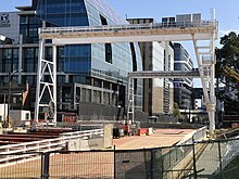Melbourne Metro Tunnel Parkville station construction site 2019
