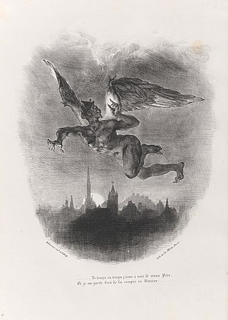 <span class="mw-page-title-main">Mephistopheles</span> Demon in German folklore