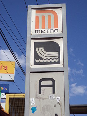 Entrada da estação.