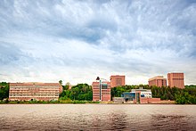 Michigan Tech's campus as viewed from across the Portage Canal Michigan Tech's Campus.jpg
