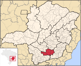 Campo das Vertentes - Carte