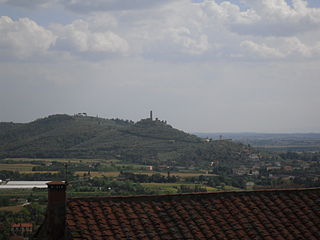 Montecchio Vesponi human settlement in Castiglion Fiorentino, Province of Arezzo, Tuscany, Italy