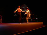 Peter Loggins und Mia Goldsmith tanzen Swing, 2007