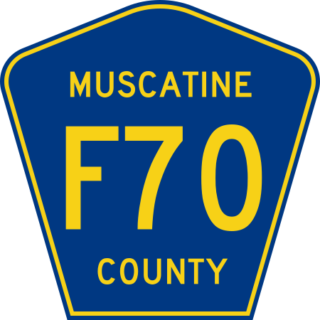 File:Muscatine County Route F70 IA.svg