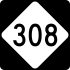 North Carolina Highway 308 işaretçisi