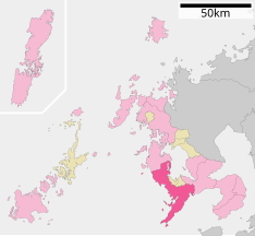 Nagasaki v prefektuře Nagasaki Ja.svg