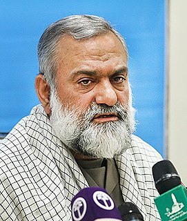 Mohammad Reza Naqdi commander of Basij paramilitary force of Islamic Republic of Iran