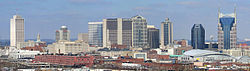 Skyline of Nashville, Tennessee