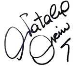 signature de Natalia Oreiro