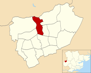 Location of Netteswell West ward