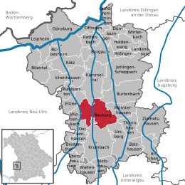Neuburg an der Kammel - Localizazion