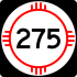 Státní značka 275