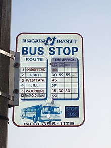 STOP 102: Old Bus Stop Sign Niagara transit bus stop 102 sign.jpg