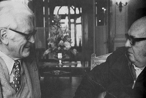 Nicolas Nabokov with Vladimir Nabokov