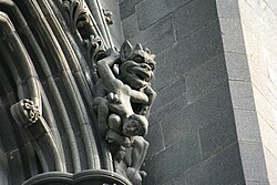Grotesque on Nidaros Cathedral, Trondheim