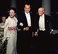 Presiden Richard Nixon bersama Duchess Windsor dan Duke Windsor pada 1970.