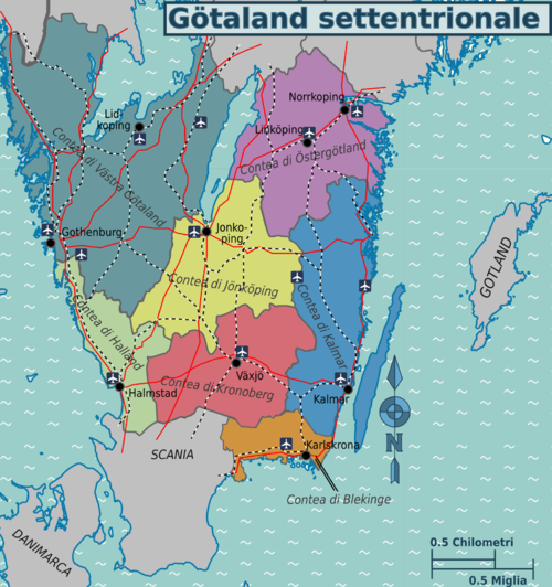 Mapa rozdelená podľa regiónov