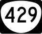 نشانگر Oregon Route 429