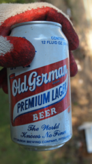 A can of Old German bearing the former address of Pittsburgh Brewing