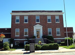 Det gamle rådhus i Brewton Historic Commercial District (2014)