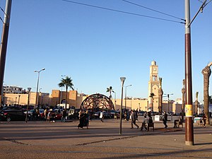 Old Medina, Casablanca, a view from United Nations square.JPG