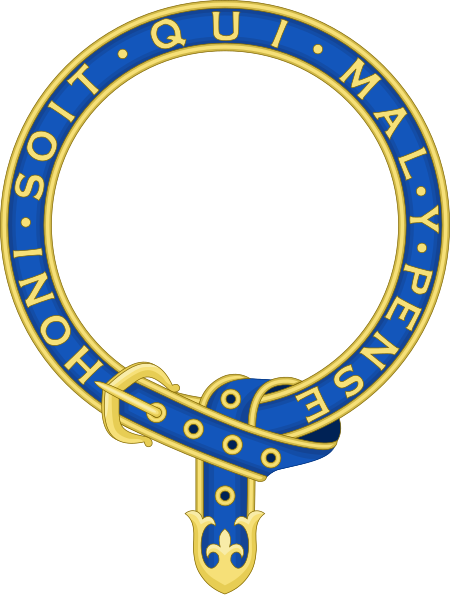 ไฟล์:Order of the Garter in Heraldry.svg