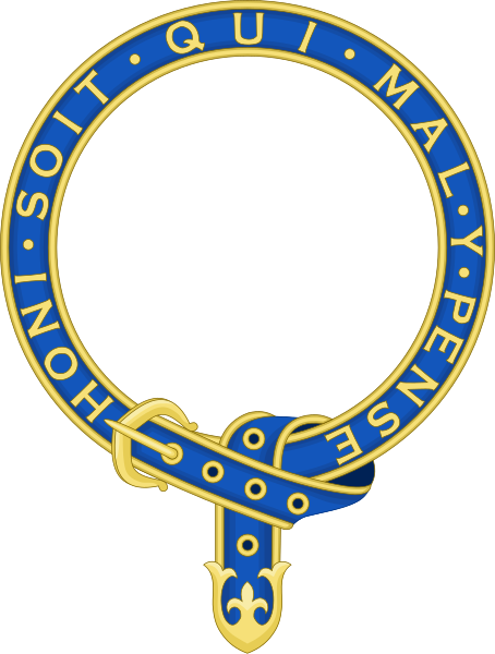 File:Order of the Garter in Heraldry.svg